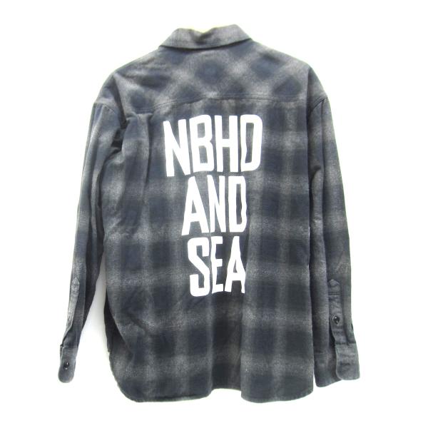NEIGHBORHOOD（ネイバーフッド） × WIND AND SEA OMBRE CHECK SHIRT