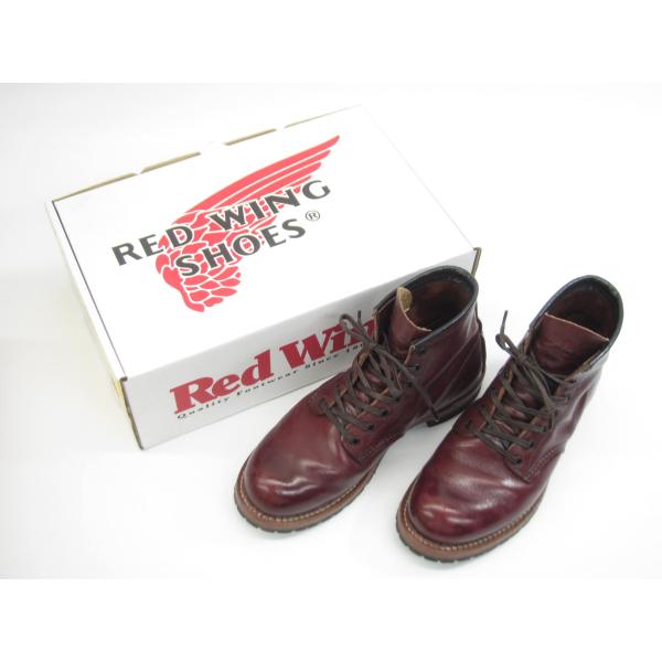 おふとぅんREDWING 9011 ベックマン　ブラックチェリー　US7D レッドウィング 9011 ベックマン プレーントゥブーツ ブラック