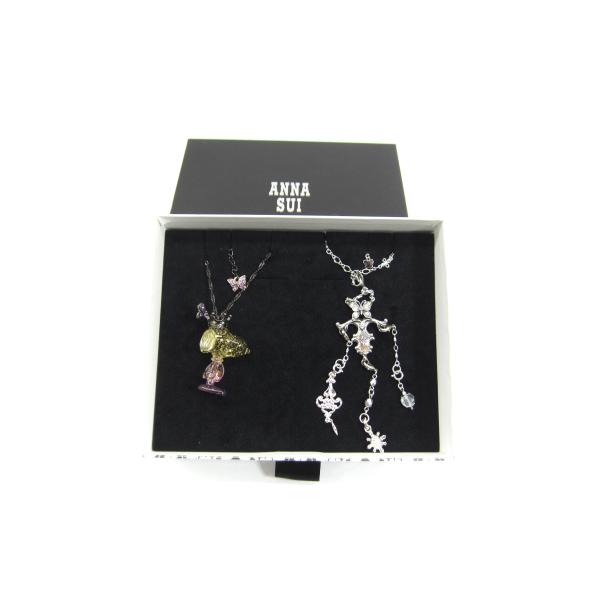 ANNA SUI アナスイ スヌーピー コラボ ネックレス 2点セット ANNA SUI アナスイ スヌーピー コラボ ネックレス 2点セット