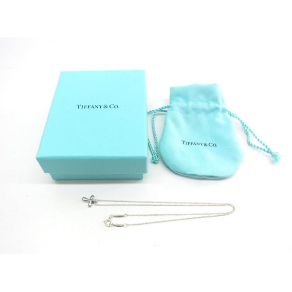 Tiffany &amp; Co. ティファニー クロス ネックレス SV925 エルサ・ペレッティ シルバ...
