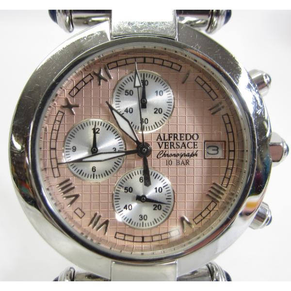 ALFREDO VERSACE アルフレッド ヴェルサーチメンズ V414CH 腕時計 クロノグラフ デイト #UA8141