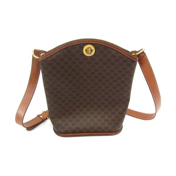 セリーヌ　マカダム柄　ショルダーバッグ CELINE マカダム柄ベルトショルダーバッグ