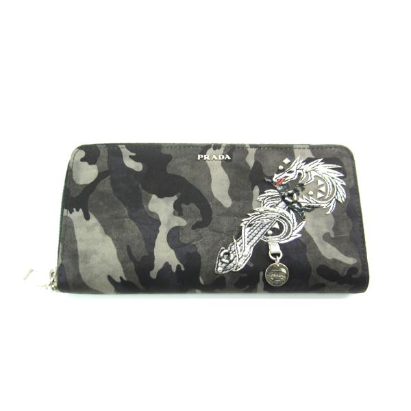 PRADA プラダ ドラゴン 迷彩 ウォレット 長財布 ∠UP4059 : スリフト