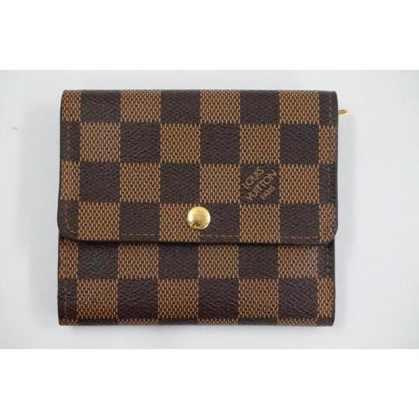 ブランド》LOUIS VUITTON ルイヴィトン ダミエ 三つ折り財布 