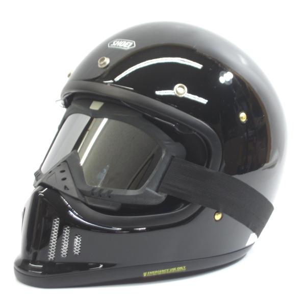 SHOEI ショウエイ EX-ZERO ブラック サイズ：L (59cm) ゴーグル付き