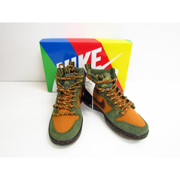 未使用 NIKE ナイキ SB DUNK HIGH PRO QS PASS〜PORT 24.5cm DO6119 300 スニーカー▽Y3772