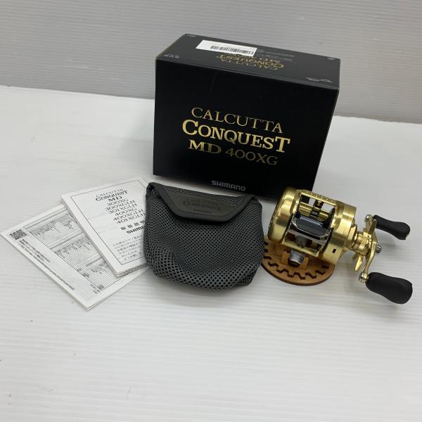CALCUTTA CONQUEST MD 400XG右ハンドル シマノ SHIMANO ベイトリール 右ハンドル 23カルカッタコン