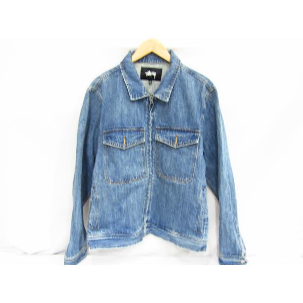 STUSSY（ステューシー） ジップデニムジャケット Gジャン アウター