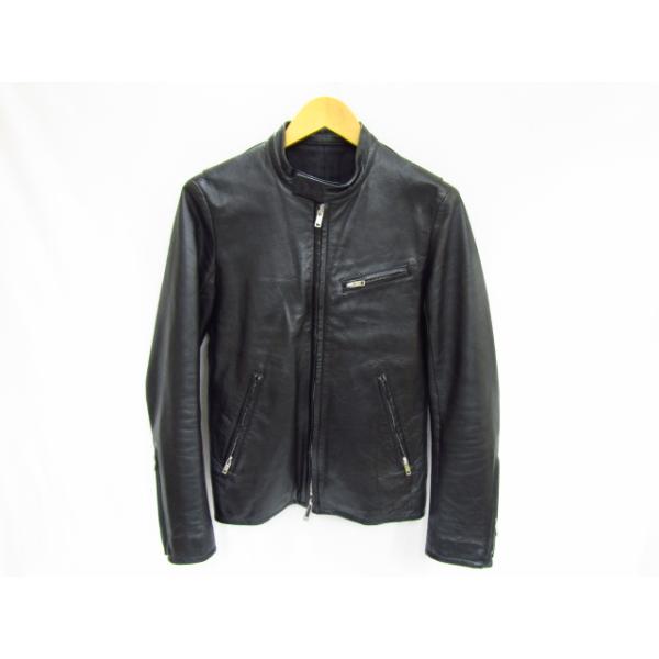 LITHIUM HOMME（リチウム オム） カウレザー 牛革 シングルライダース