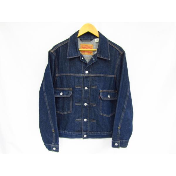 Levi's インディゴ デニムジャケット S 2nd 美品 Levi's（リーバイス） 2nd デニムジャケット トラッカージャケット