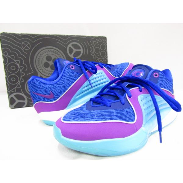 NIKE KD 16 Deep Royal/Metallic Silver/Hyper/Vivid Purple ナイキ KD16 DV2916-401 28.5cm BOX付き 中古品◆131294