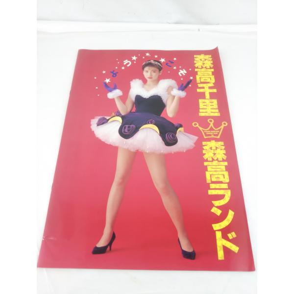 森高千里 森高ランド CONCERT TOUR'90 大判 パンフレット 傷みあり