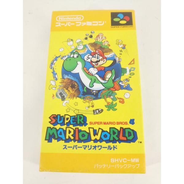 スーパーファミコン SFC ゲームソフト スーパーマリオワールド 箱有り