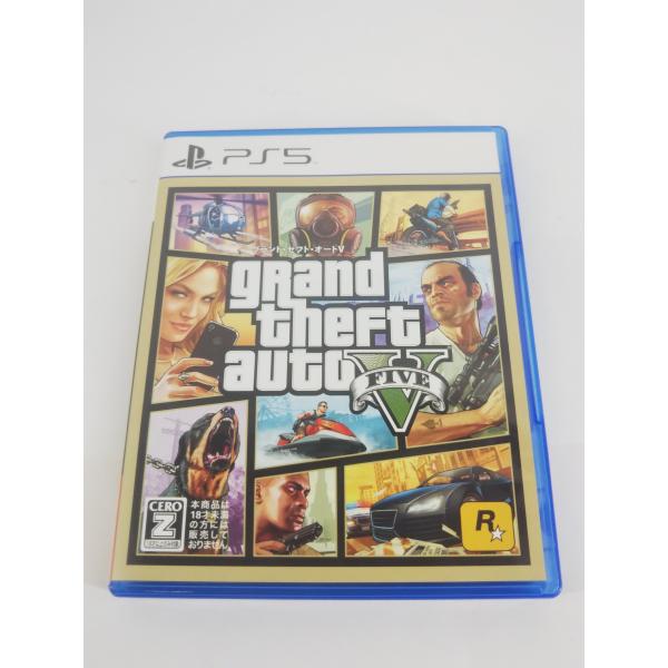 PlayStation5ソフト PS5ソフト グランド・セフト・オートＶ 中古品 CERO Z プレステ
