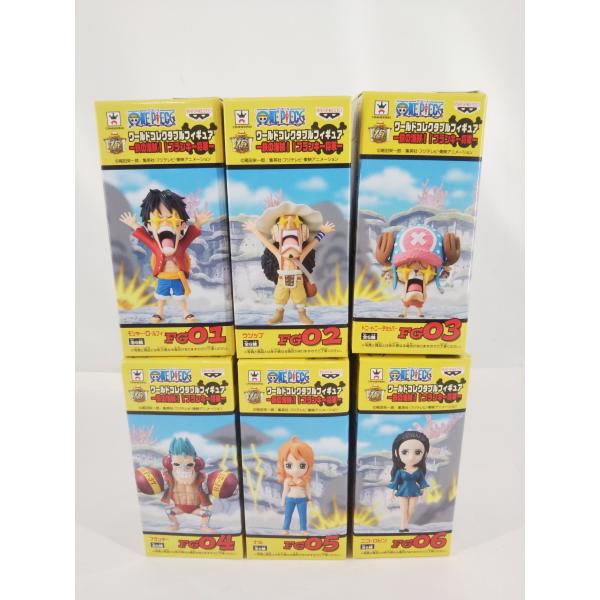 BANPRESTO - ワンピース ワールド コレクタブル 鉄の海賊!! フランキー将軍 全6種セット BANPRESTO ONE PIECE ワンピース ワールドコレクタブル