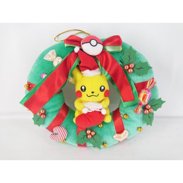 ポケモンセンター　ピカチュウ クリスマスリース　ポケモン　ぬいぐるみ Pokemon（ポケモン） ポケモンセンター ピカチュウ クリスマス リース