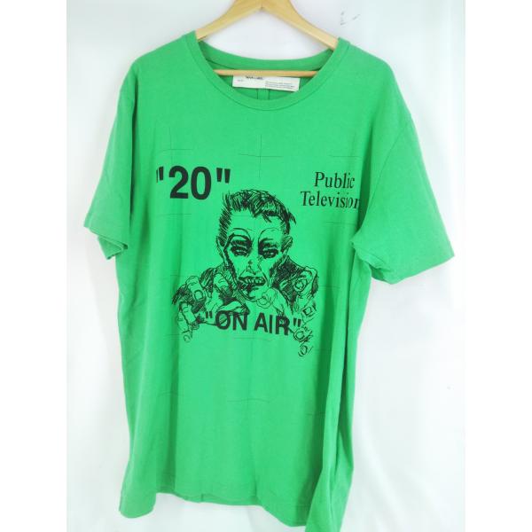 off white OFF-WHITE 19ss Public Television S/S T-Shirt パブリック 