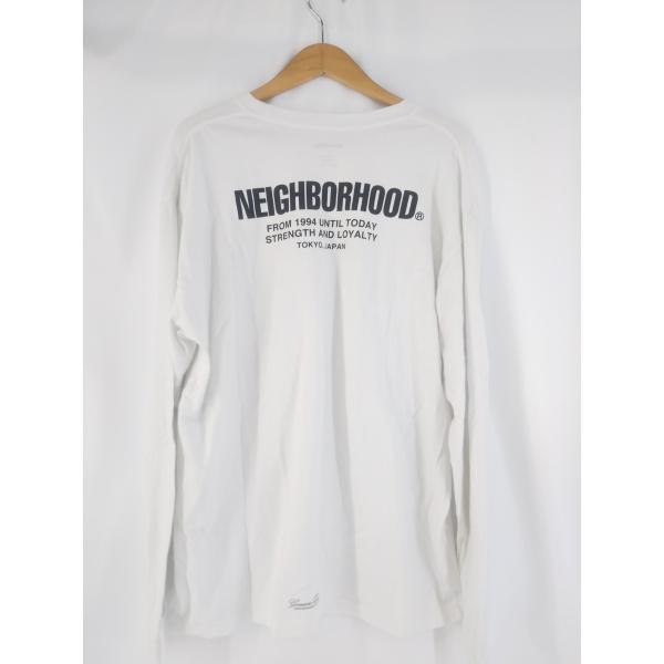 NEIGHBORHOOD（ネイバーフッド） ロンT NH.TEE LS-4 サイズL ホワイト