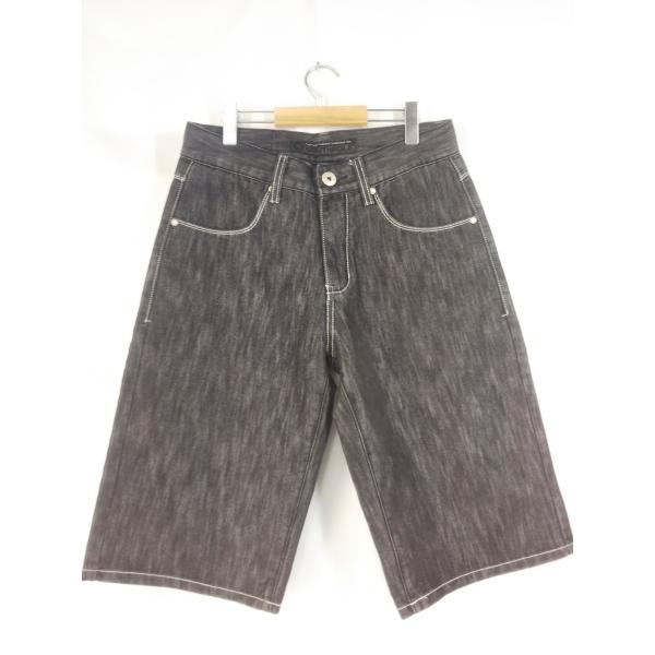 SOUTH POLE（サウスポール） ワイド ブラック デニム バギー ショーツ