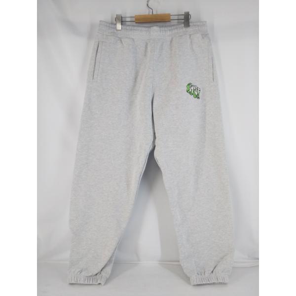 HUF（ハフ） ロゴ刺繍 スウェットパンツ グレー : スリフトWEB SHOP