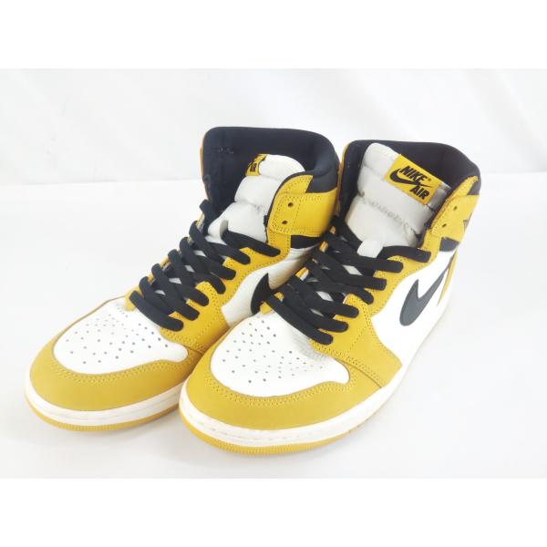 NIKE Air Jordan 1 レトロ　ハイ　OG \"イエローオークル\" Amazon.com | NIKE Men's Jordan 1 High OG “Yellow Ochre” Size 8