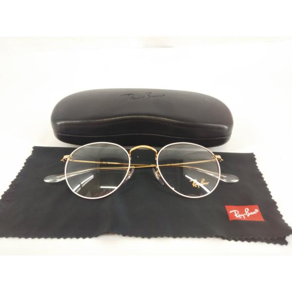 Ray-Ban 良品/ケース付 サングラス RB3447V ラウンドメタル