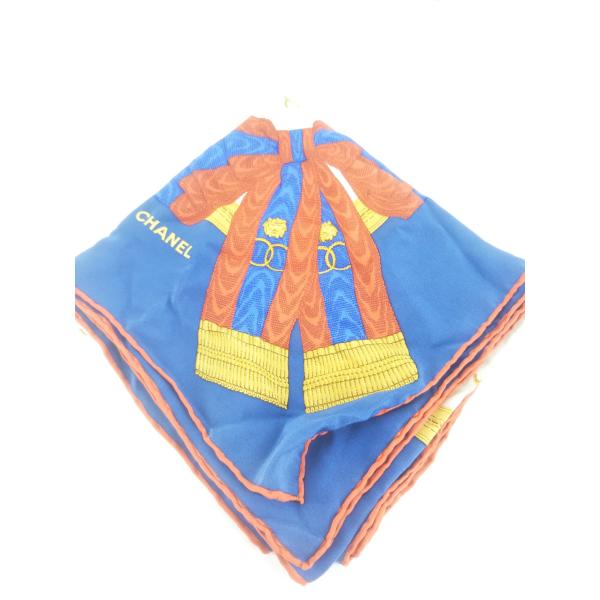 CHANEL シャネル スカーフ 大判 ココマーク マトラッセ ヴィンテージ CHANEL シャネル スカーフ 大判 ココマーク マトラッセ
