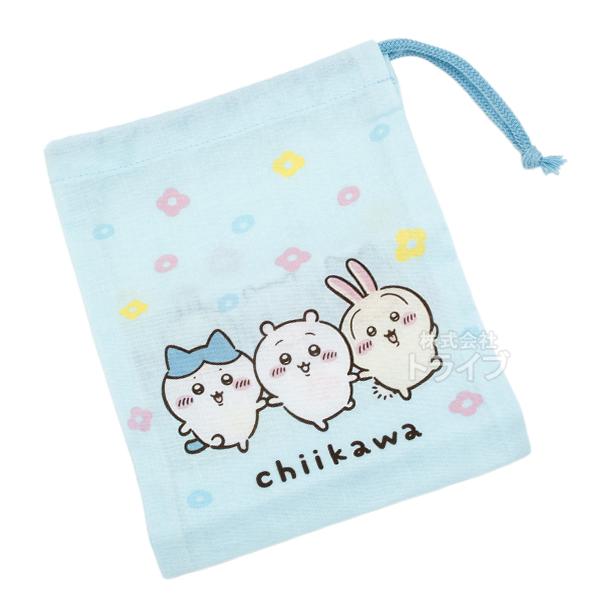 ちいかわ アニメ ブルー コップ袋 CP-1 ネコポス対応品 152917