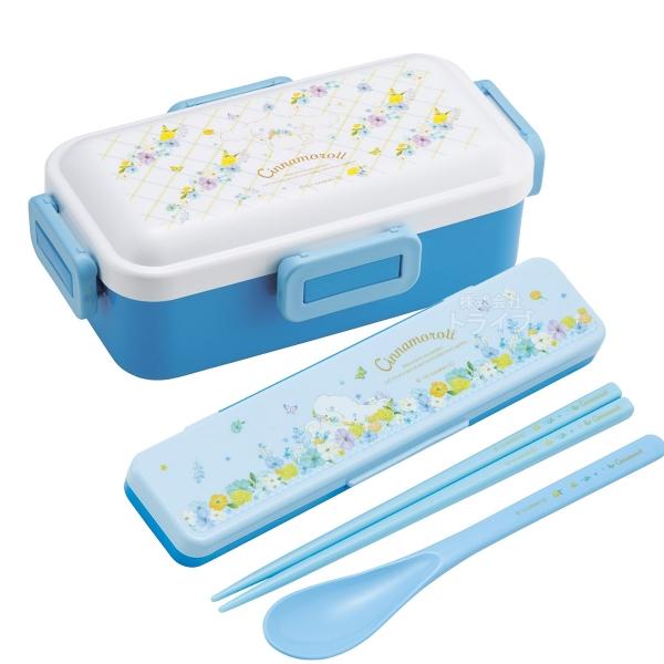 シナモロール シナモン パステル花柄 4点ロックお弁当箱 コンビ