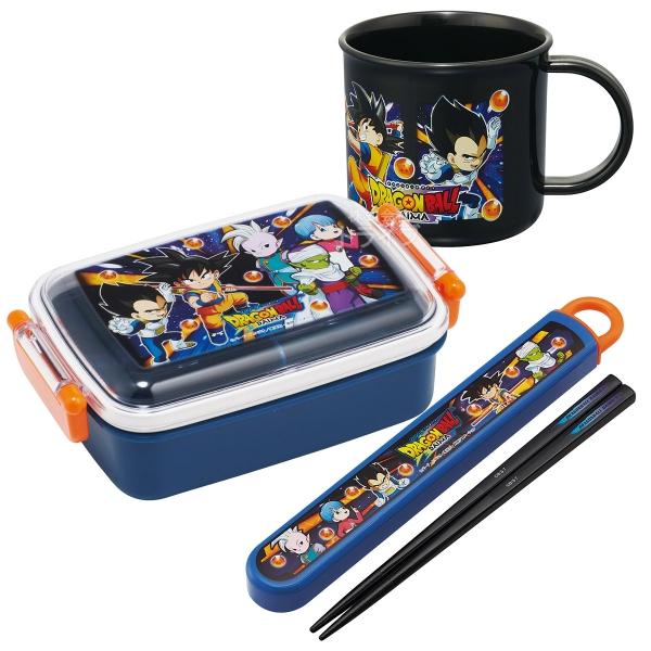 ドラゴンボールDAIMA 抗菌 角型お弁当箱 450ml 箸＆箸箱 コップセット