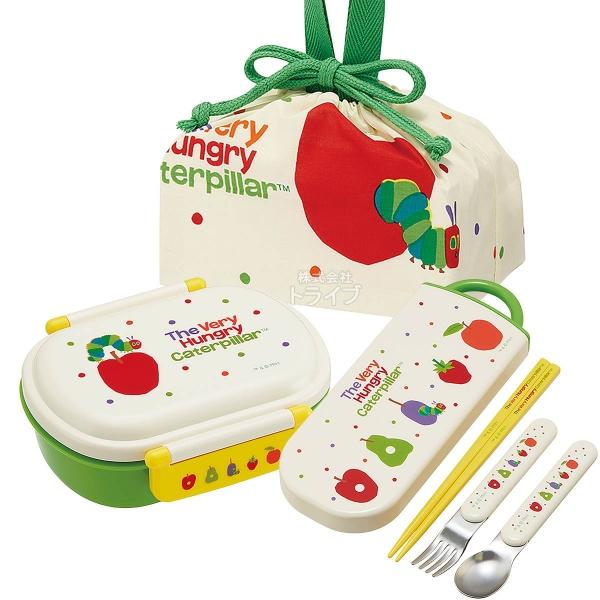 ピンクハウス♪新品未開封ランチボックス（弁当箱）ランチトリオ♪巾着♪⑦ はらぺこあおむし 抗菌 お弁当箱 中子付 360ml トリオ 巾着セット