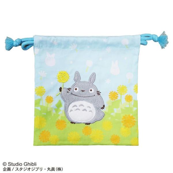 他サイト： 巾着 Ｓ コップ袋 となりのトトロ たんぽぽとトトロ  ネコポス対応品 704167の商品画像