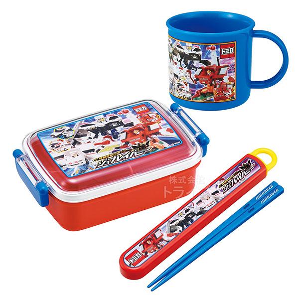 特装合体ロボ ジョブレイバー 角型お弁当箱 450ml 箸＆箸箱 コップ