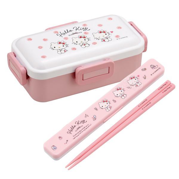 【uu】ハローキティ　お弁当箱　箸 uu様専用】ハローキティ お弁当箱 箸