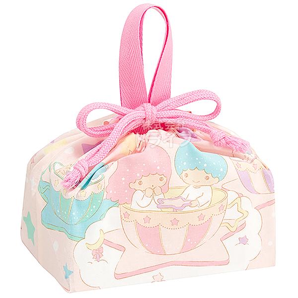 新品・未開封★超希少 リトルツインスターズ 当時物 ミニ巾着 リトルツインスターズ シークレットミニ巾着＆ミニ手提げバッグ（星空