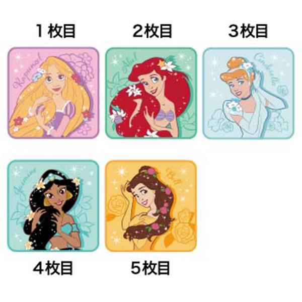 他サイト： ミニタオル5絵柄組 ディズニー プリンセス ドリームパステル ネコポス対応品 785777の商品画像