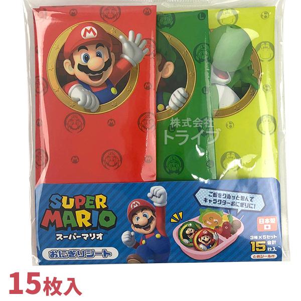 スーパーマリオ おにぎりシート  MBS-801 ネコポス対応品 821194