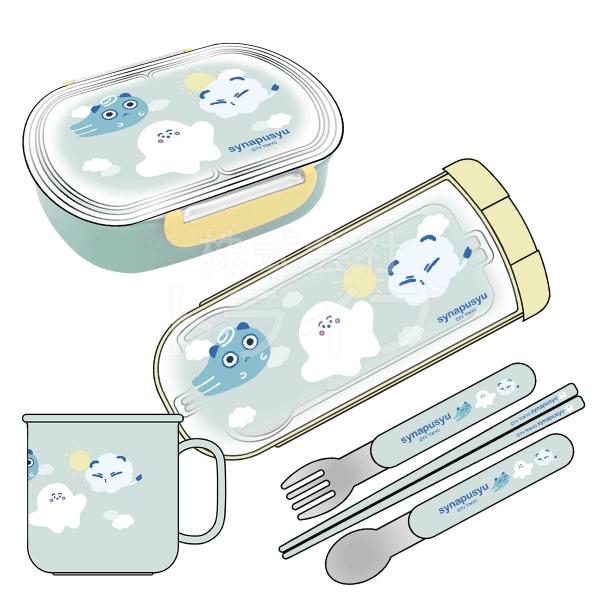 シナぷしゅ 小判型お弁当箱ミニ 270ml トリオ コップセット : おもちゃ