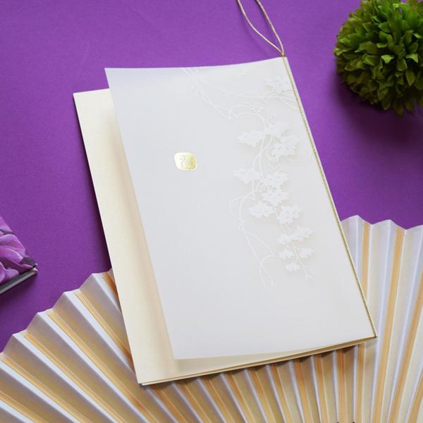 メニュー 和音 結婚式 メニュー表 印刷込み ペーパーアイテム 挙式 披露宴 食事会 当日ペーパー パーティ 一般宴会 祝賀会 謝恩会