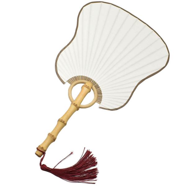 墨をよく吸い書道に使われる宣紙を使った竹製のうちわです。