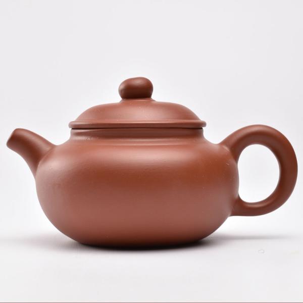 中国茶器・小倣古壺（赤茶） 100ml 紫砂風 広東潮州 茶壺 急須