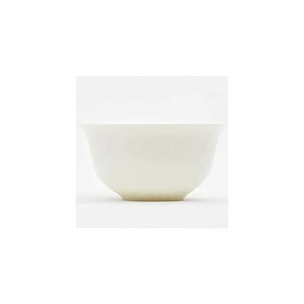 口の部分が反り返った形のシンプルな品茗杯