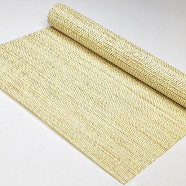 薄いナチュラルな黄色、防水加工で使いやすいテーブルランナー。