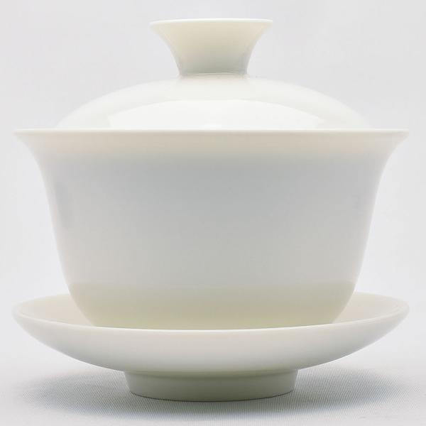 だいぶ大きめの蓋碗です。急須使いで人数が多くても大丈夫。