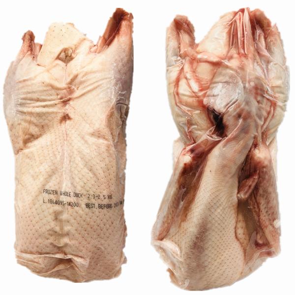 冷凍 （頭・足付き） 大笨鴨 丸鴨 1.7kg-2.1kg 1羽 鴨 特選全鴨 ガモ 