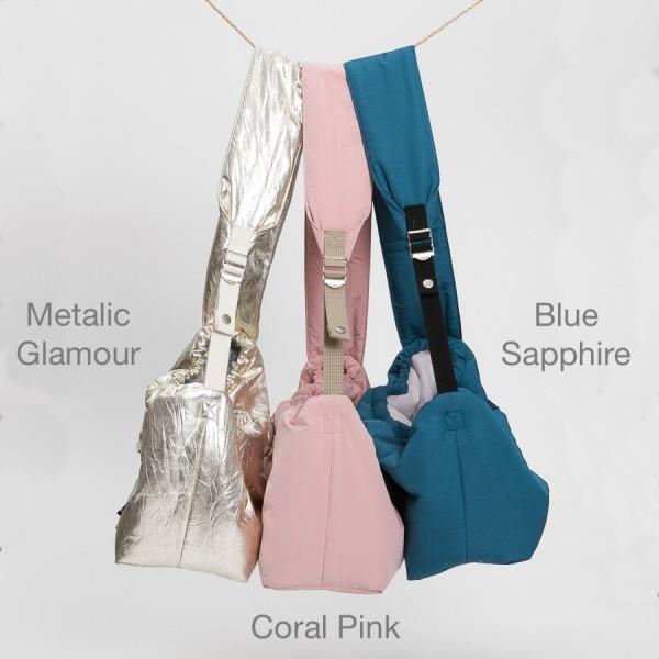 ルイスドッグ Louisdog Oopie Sling Bag ブルーサファイア コーラルピンク Grand 小型犬 犬用 ペット キャリーバッグ スリング セレブ Vakant Cict Uz