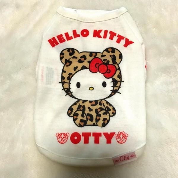 オッティ Otty ヒョウ柄のハローキティtシャツ ヒートワン 小型犬 あったか 防虫 温感素材 犬服 トップス Tシャツ Tiara Pets Japan 通販 Yahoo ショッピング