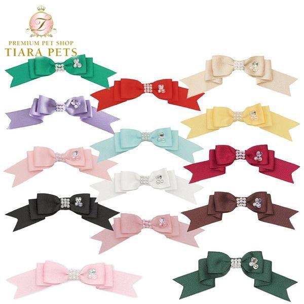 きゃんナナ CanNana 姫リボン LB-166 小型犬 アクセサリー バレッタ