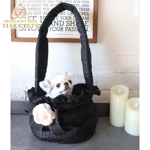 ルル・ドヌフ LouLou29 レザーレース スリング M 小型犬 犬用 ペット