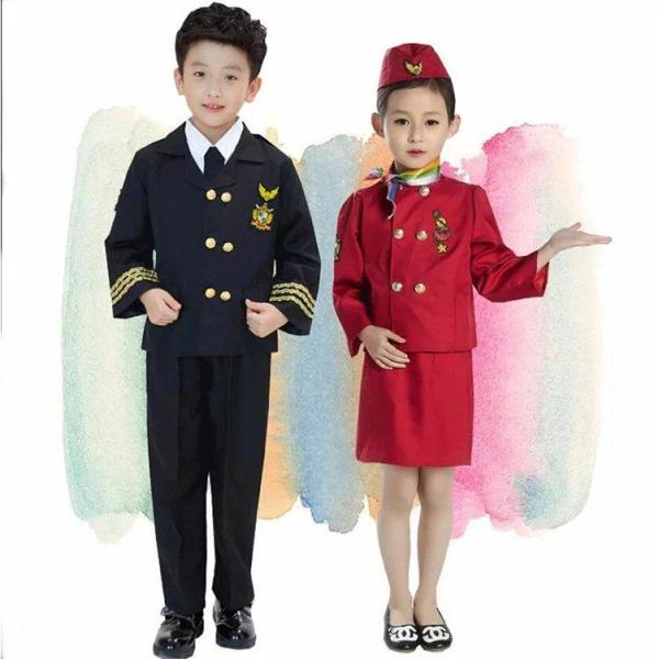 ハロウィン 仮装 子供 パイロット 制服 ハロウィン衣装 コスプレ 機長 空港 男の子 女の子 キッズ スチュワーデス コスプレ 子供服 CA 乗務員